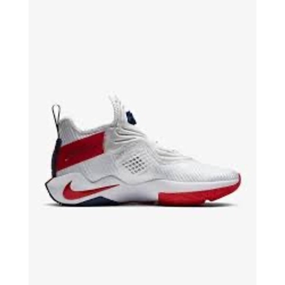 Nike LeBron Soldier 14 USA White Red Navy CK6024-100 Mens 13 Basketball Shoes